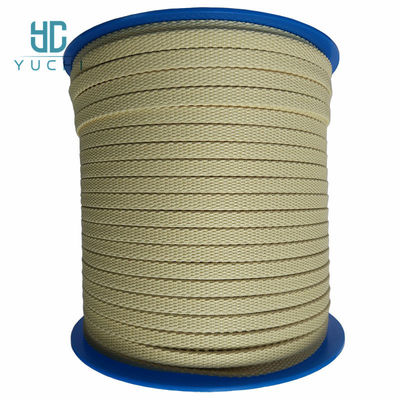 Aramid fiber Kevlar braided rope high temperature wear-resistant and cut-resistant glass tempering furnace roller rope