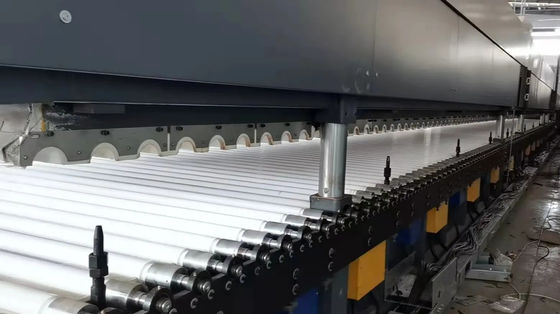 Northglass,landglass, glasston, tamglass tempering furnace use ceramic roller quartz fused sillica shaft